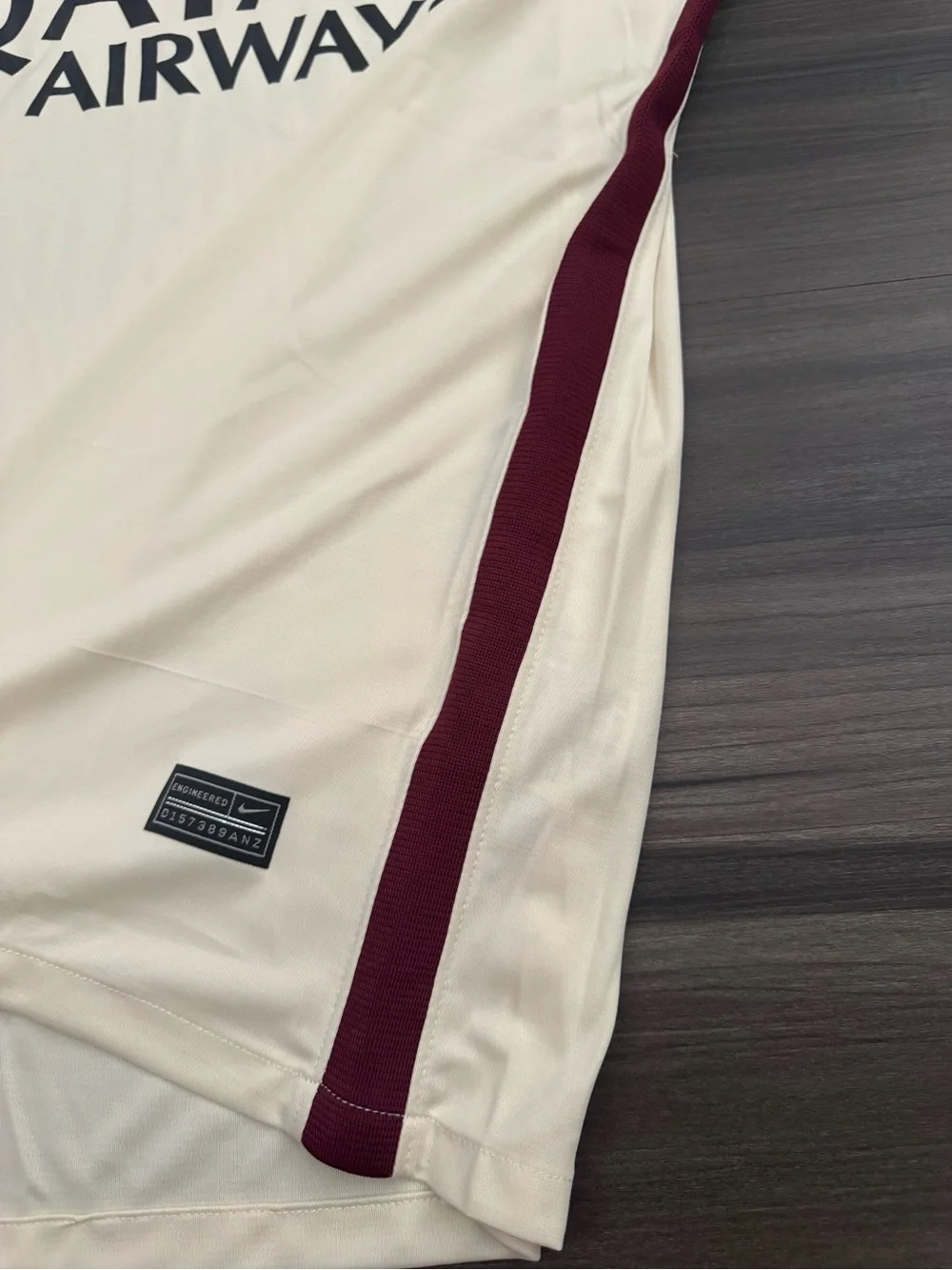 Nike Qatar Airways AS Roma Stadium Soccer Futbol Football Jersey Men Medium NWT